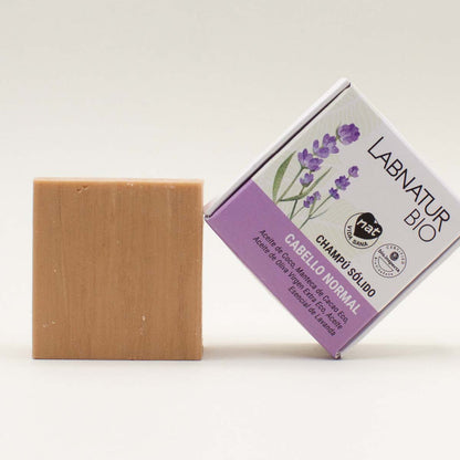 Champú Sólido para Cabello Normal Labnatur 75 g | Coco y Lavanda | Hidratación, Suavidad y Brillo | Vegano_2