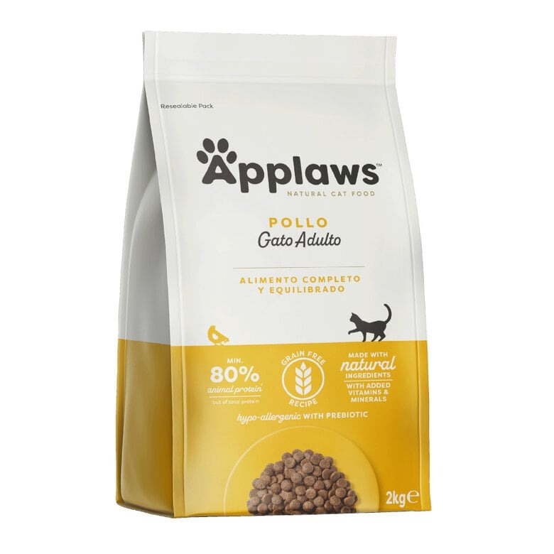Applaws Cat Dry Adulto Grain Free Pollo 2kg Pienso natural para gatitos grain free