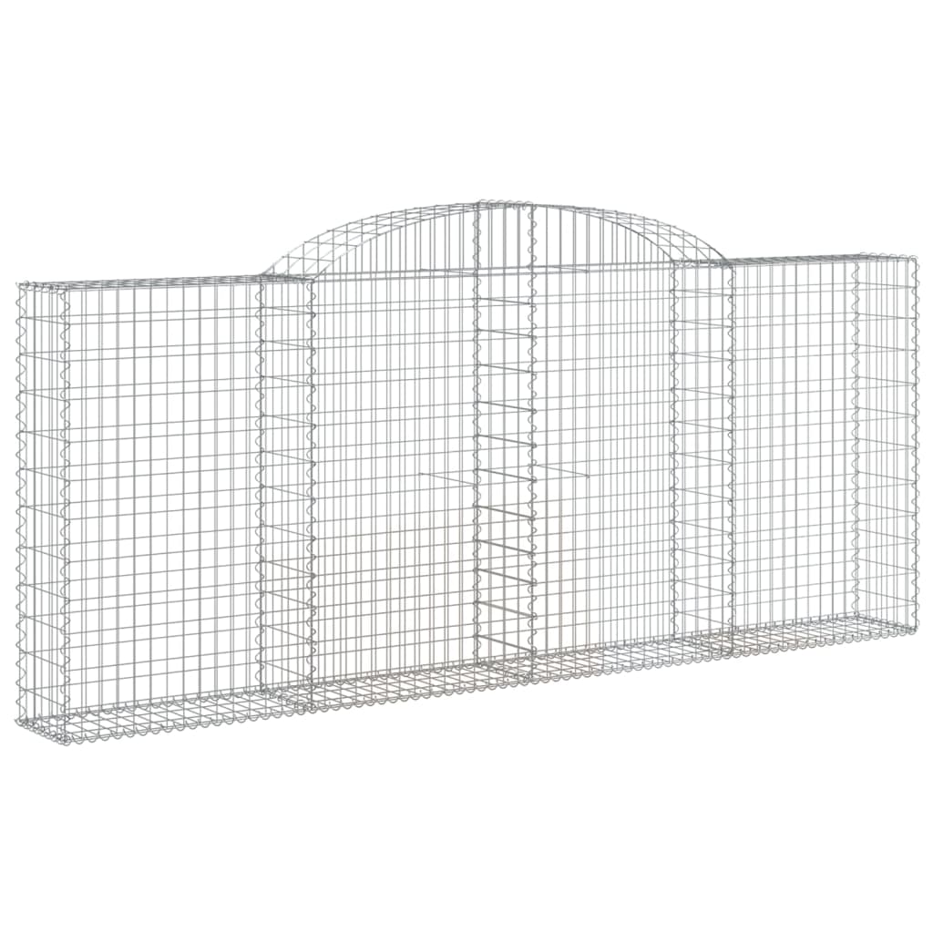 Cestas Gaviones 30 Uds Forma De Arco Hierro 300x30x120/140 Cm_2