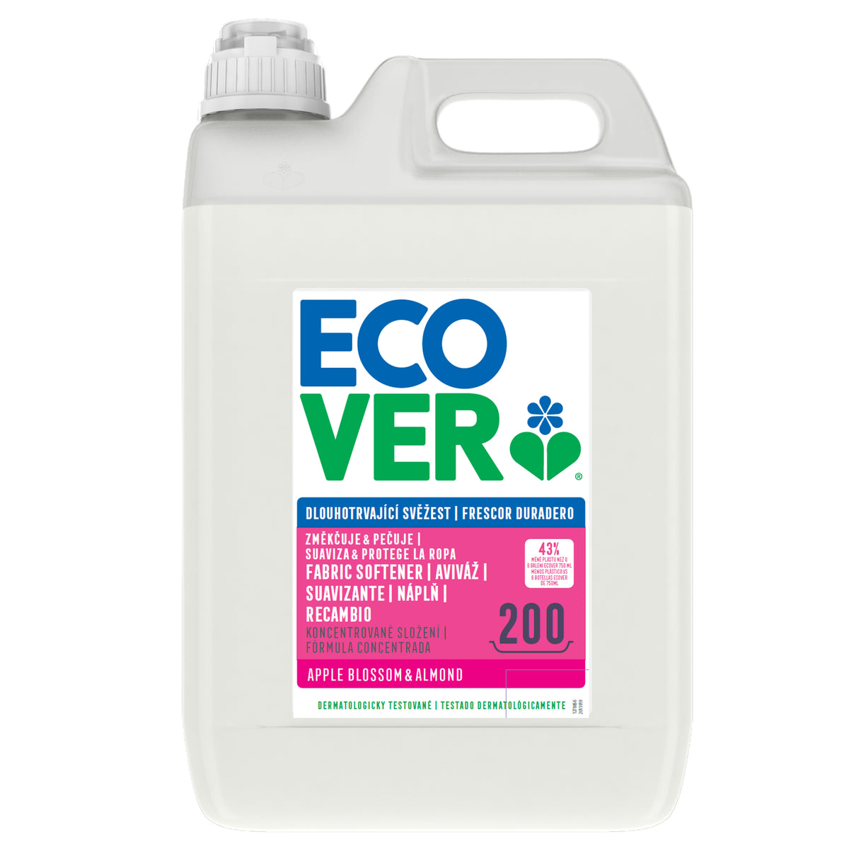 Suavizante Flor de Manzana y Almendras Ecover 5 L