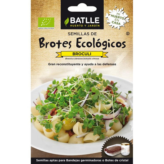 Semillas de Brócoli ecológicas para germinados Batlle