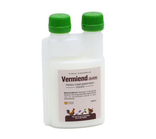 Vermiend 250ml – Pienso complementario líquido con extractos Naturales para Aves –Apoyo digestivo y Bienestar intestinal_0