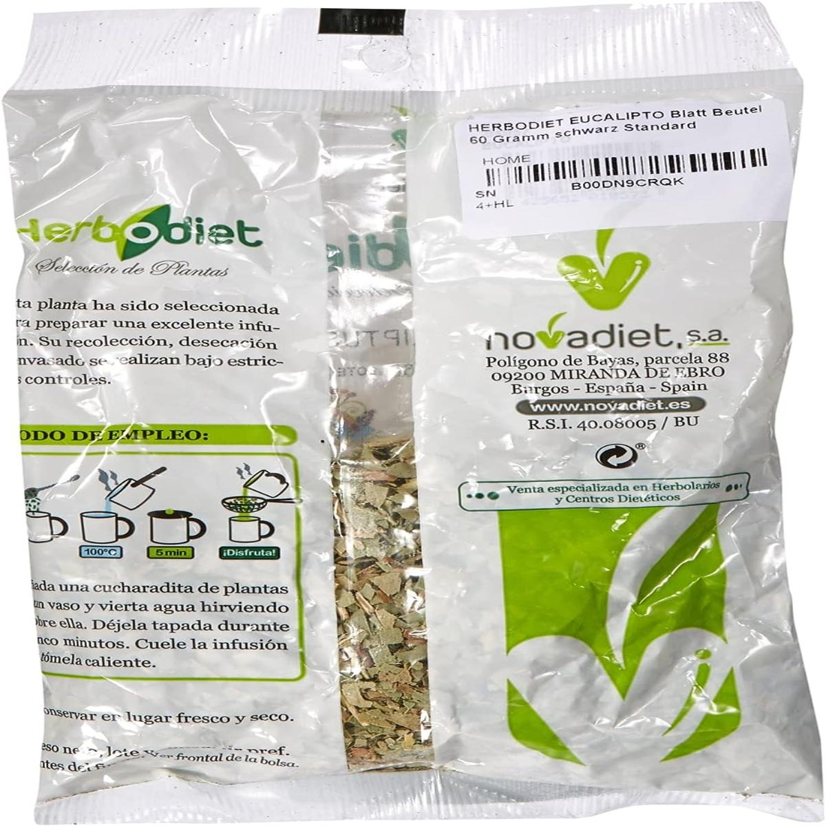 Eucalipto Hojas NovaDiet 60 g
