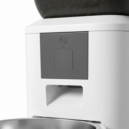 Pawhut Comedero Automático 4l Wifi 2.4g Control App Cuenco 1-10 Comidas Al Día_3