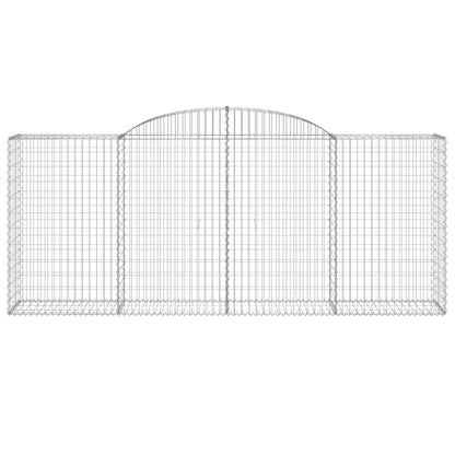 Cestas Gaviones 12 Uds Forma De Arco Hierro 300x50x120/140 Cm_3