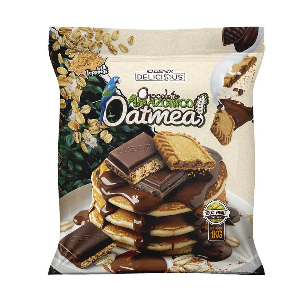 Harina De Avena - 1kg - Chocolate Amazonico - Avena - Io.genix_0