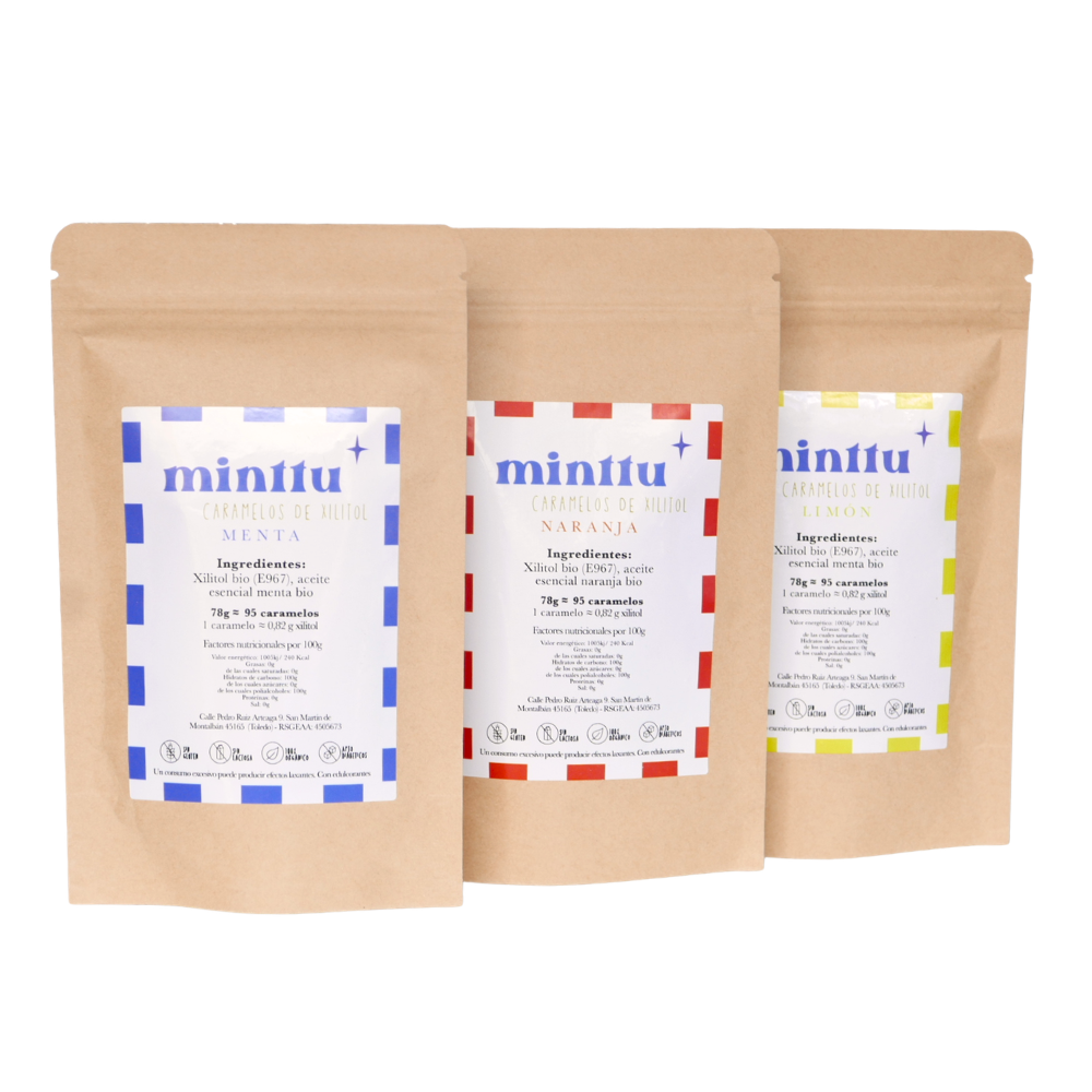 Caramelos 100% De Xilitol Sin Azucár · Pack 3x78g_0