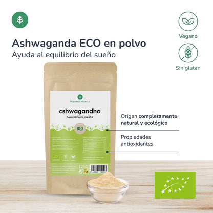 Ashwagandha en polvo ECO Planeta Huerto 125 g