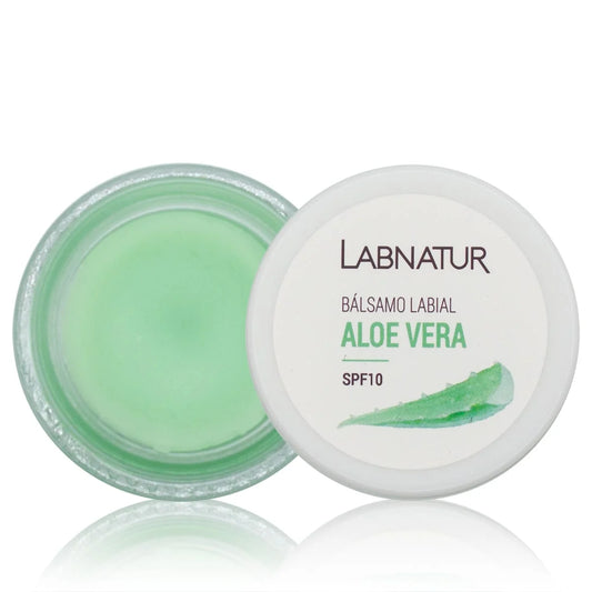 Bálsamo Labial de Aloe Vera Labnatur 15 ml | Hidrata, Nutre y Protege | Aguacate, Karité, Vitamina E y SPF10_0