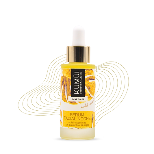 Serum Facial Noche Multi-vitaminas Con Bakuchiol (vitamina A Vegana) & Algas KUMUI 30ml_0
