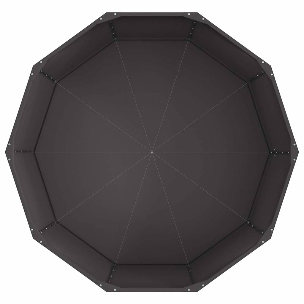 Jardinera Negro 120 X 120 X 50 Cm Acero_5