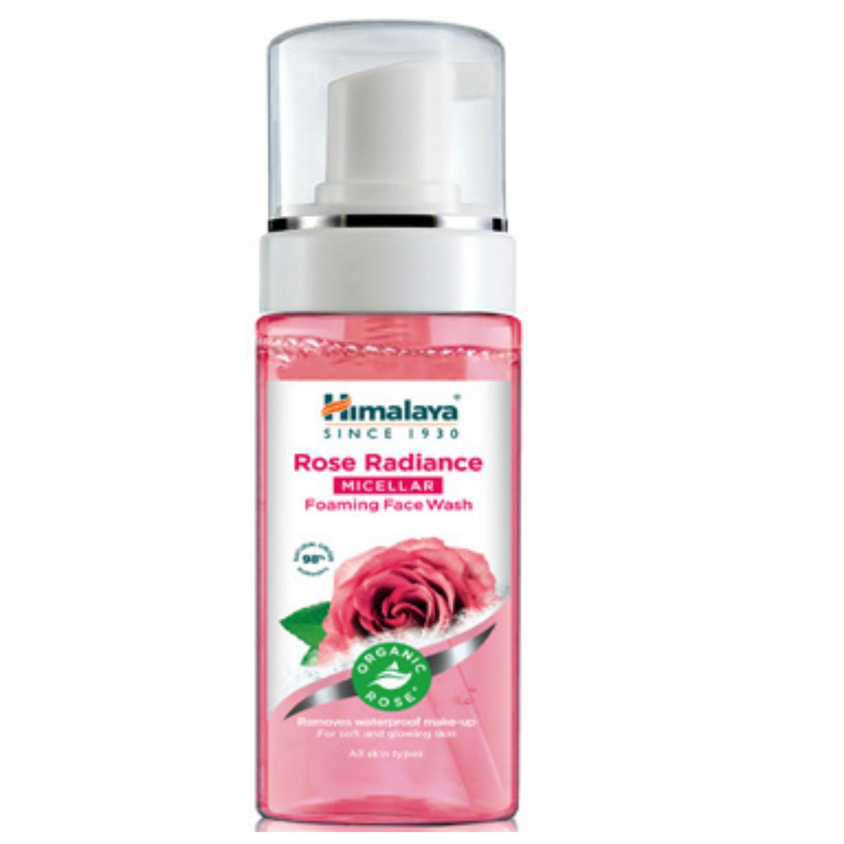 Espuma limpiadora facial micelar rosa Himalaya 150 ml