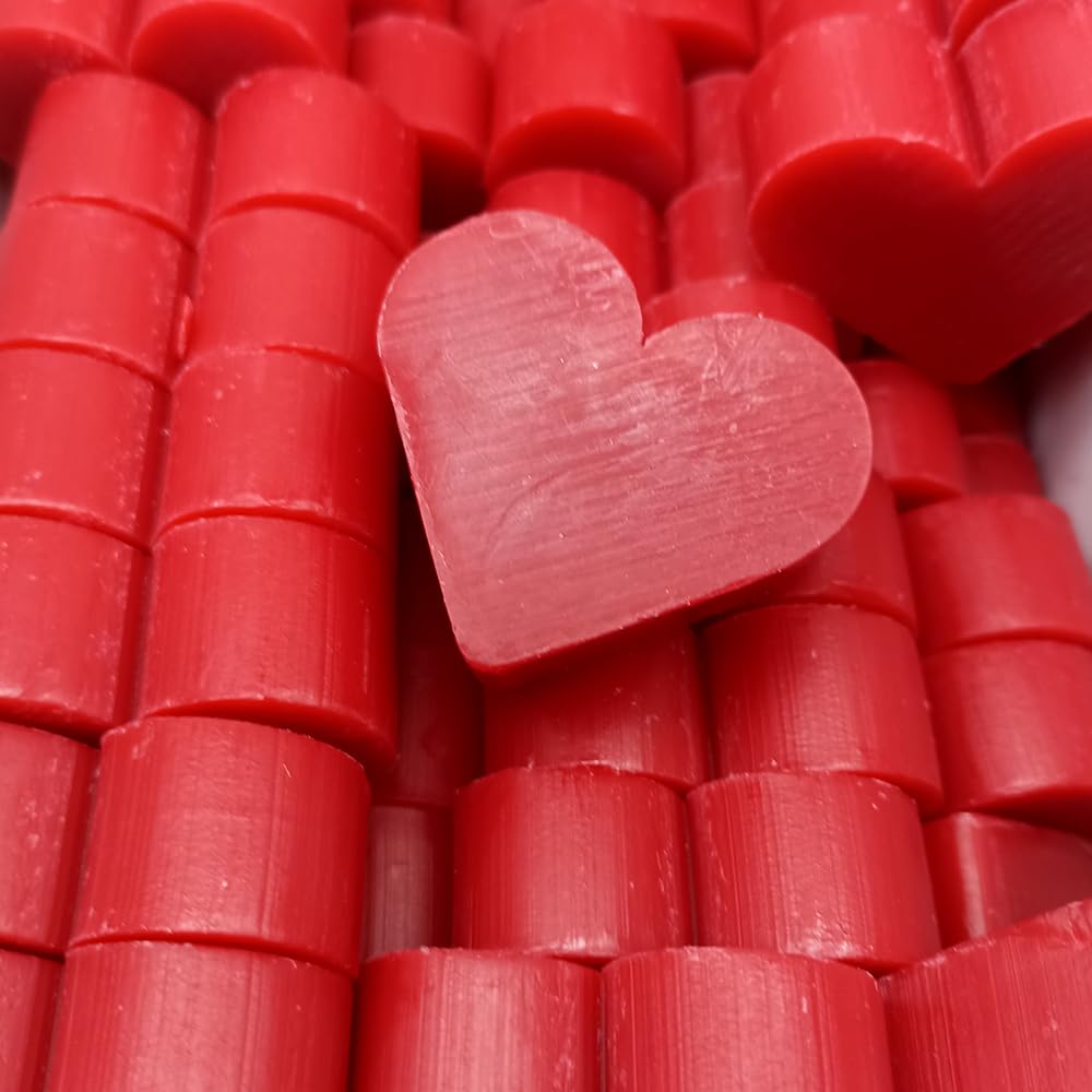 12 Jabones Aromáticos Con Forma De Corazón - Detalle Para Invitados De Eventos. Jabón Glicerina Aroma Frambuesa_0