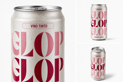 Pack 4 Latas Vino Tinto Eco Vegano Lata 250ml_1