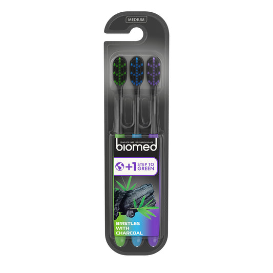 Cepillo de dientes Tb bmed biomed Negro (x3)