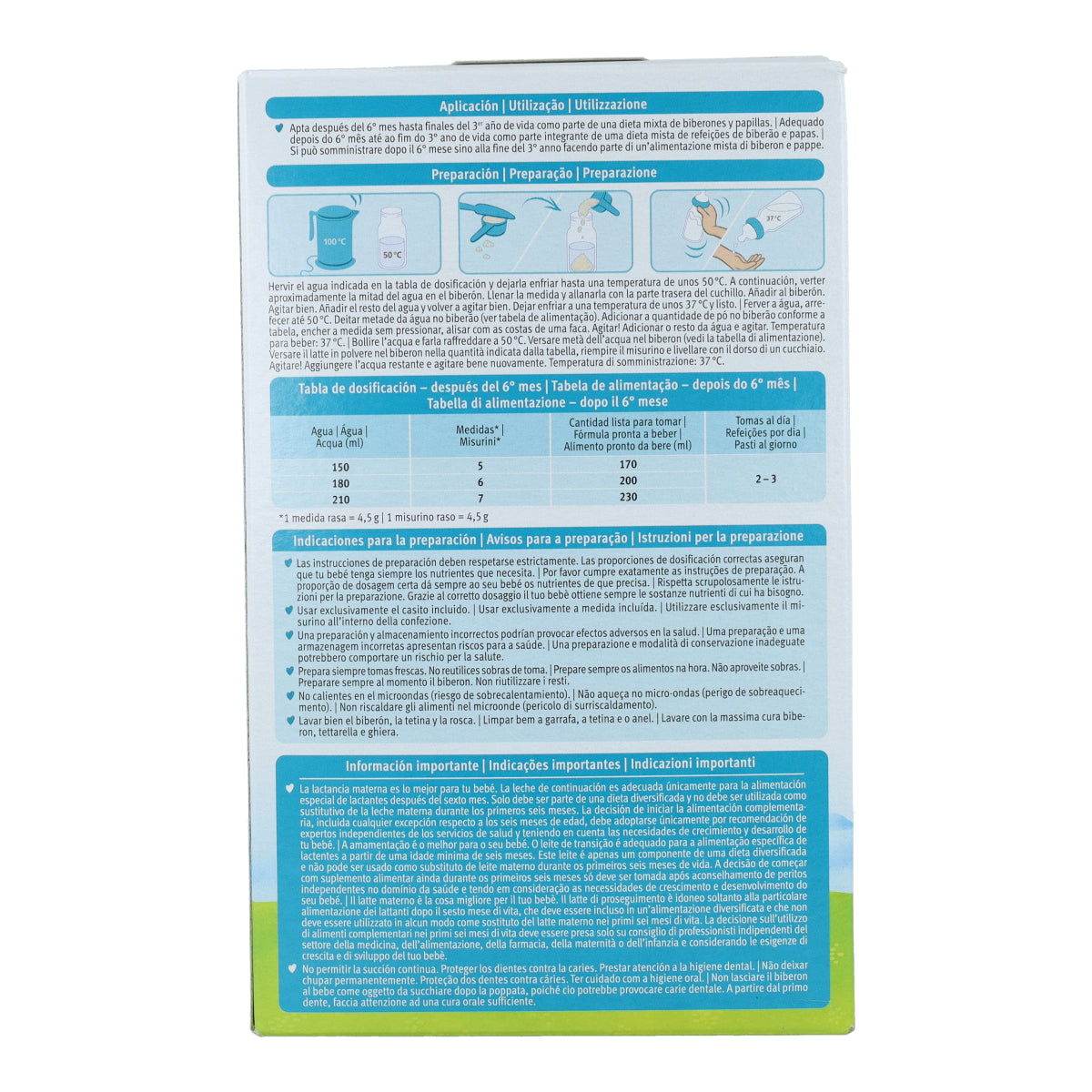 Leche de Continuación nº 2 (+6 meses) Ecológica Holle 600 g