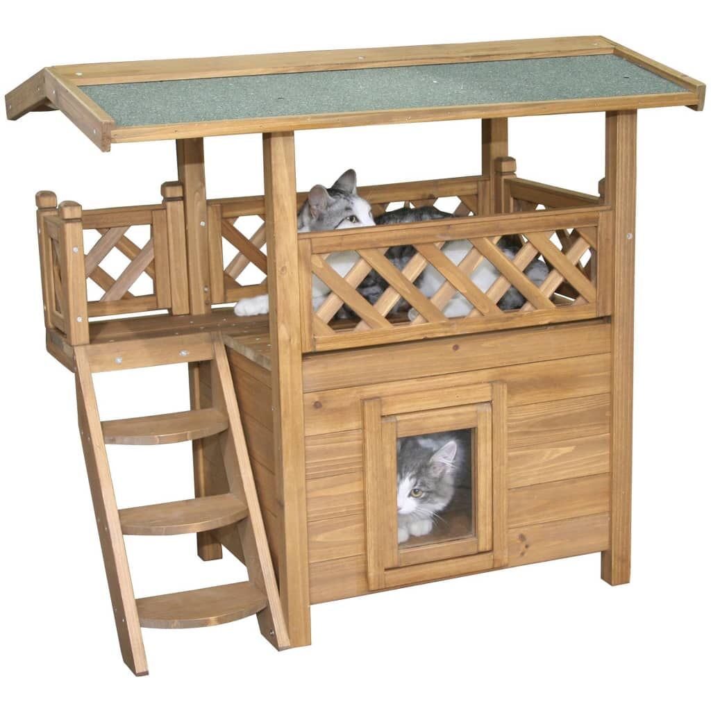 Kerbl Casa Para Gatos Lodge 77x50x73 Cm_2