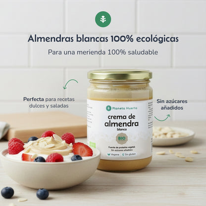 Crema de Almendras Blancas ECO Planeta Huerto 350g