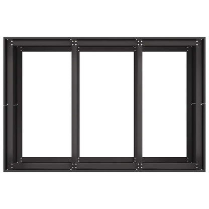 Jardinera Acero Negro 120x80x80 Cm_4