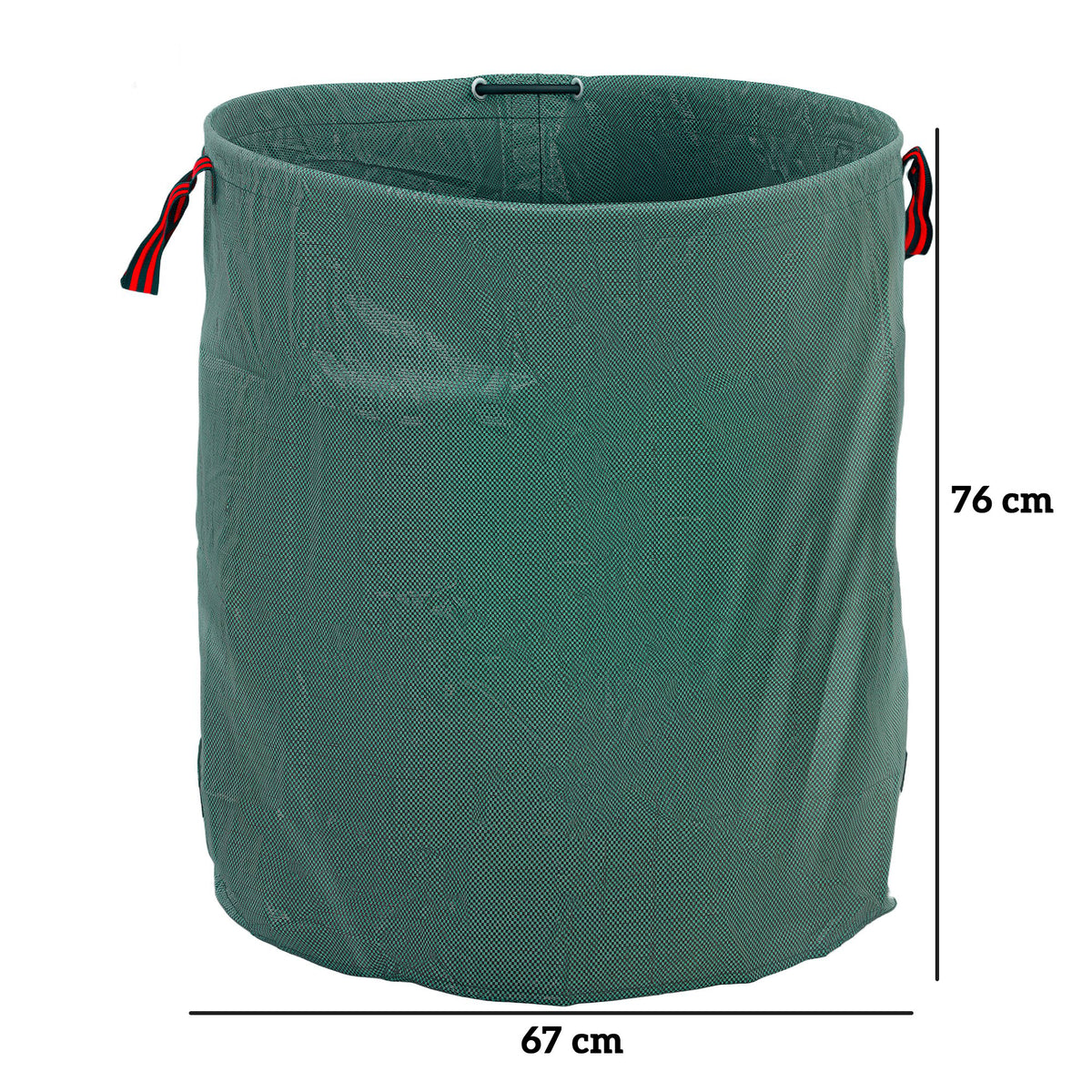 Outsunny Set De 3 Bolsas De Basura De Jardín 272l Con Asas Plegables_2