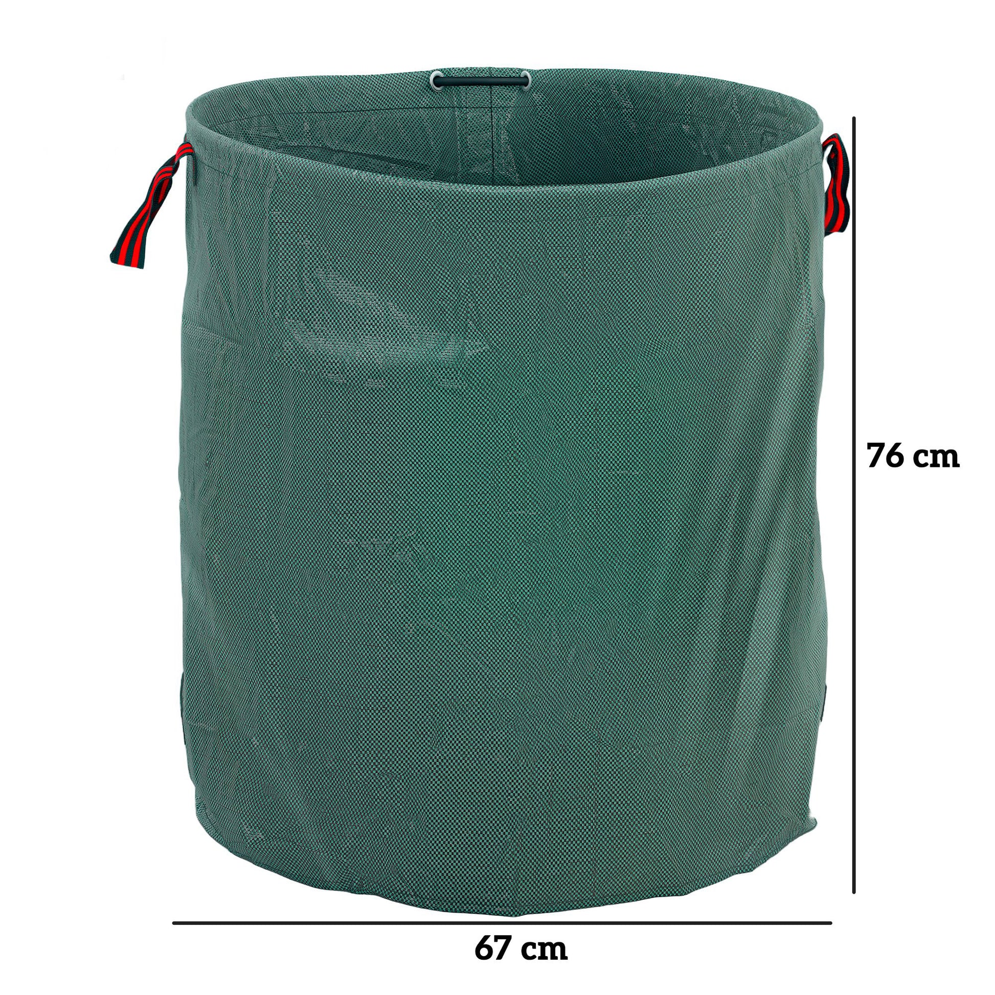 Outsunny Set De 3 Bolsas De Basura De Jardín 272l Con Asas Plegables_2