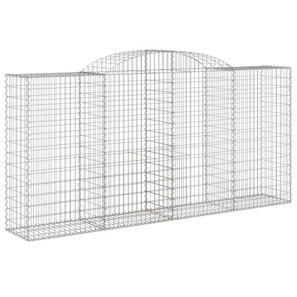 Cestas De Gaviones 3 Uds Forma De Arco Hierro 300x50x140/160 Cm_2