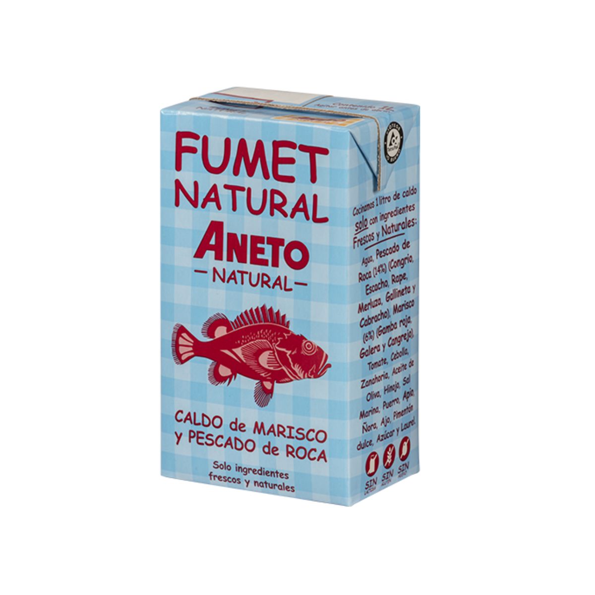Caldo Natural Aneto Fumet Pescado y Marisco Aneto 1L