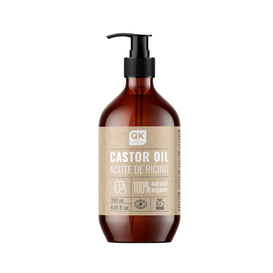 QKnatur - Aceite De Ricino Orgánico 250 Ml - Para Pelo, Piel, Pestañas, Barba Y Uñas - 100% Puro - Nutre Y Fortalece_0