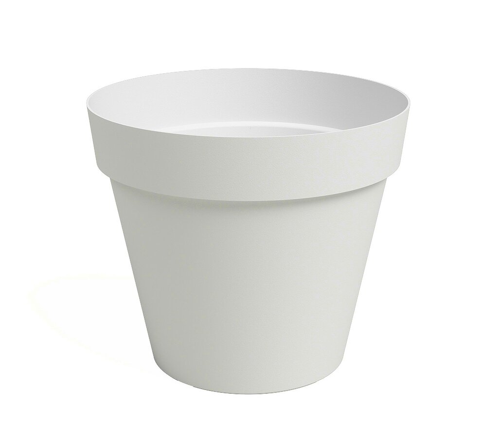 Artevasi Macetero De Plástico Capri Blanco 35cm_0