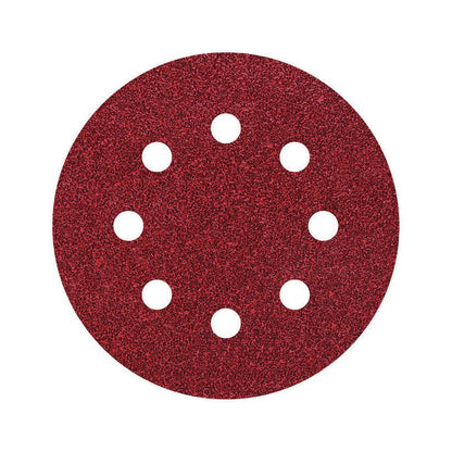 5 discos adhesivos de lijar Ø 125 mm Wolfcraft Grano 24