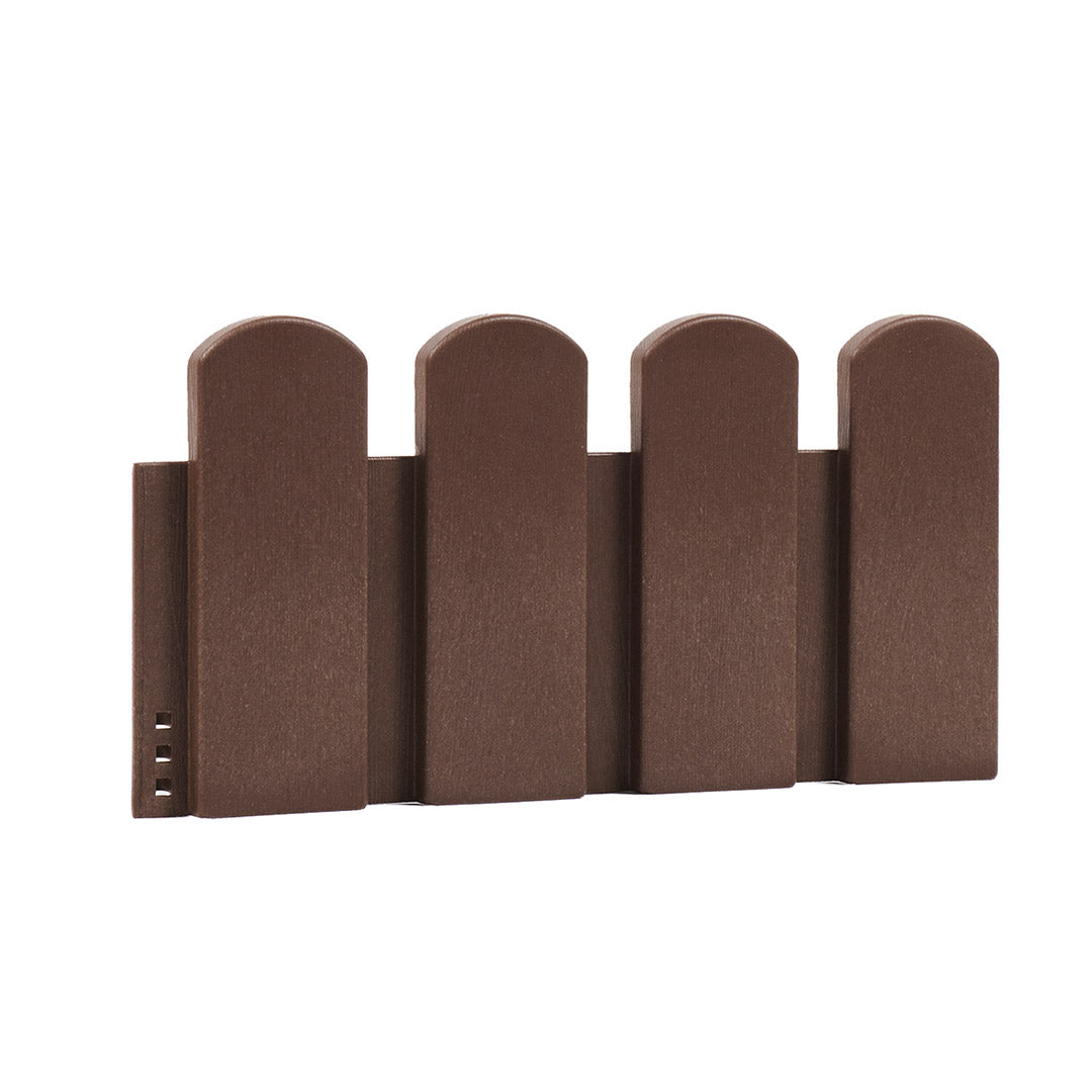 Pack 5 Bordos Tabla Clickborder Lop Marrón Para Jardín 0,4x0,2 M / Multicolor_1