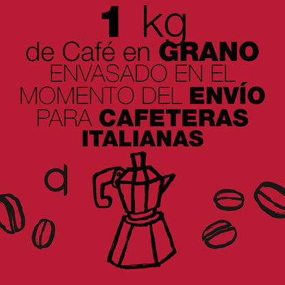 Cafe Sin Intermediarios Café Brasil Abrazos En Grano Para Italiana (moka) 1 Kg_1