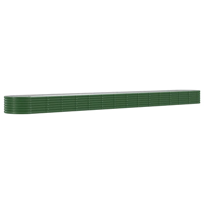 Jardinera Arriate Acero Galvanizado Verde 620x80x36 Cm_0