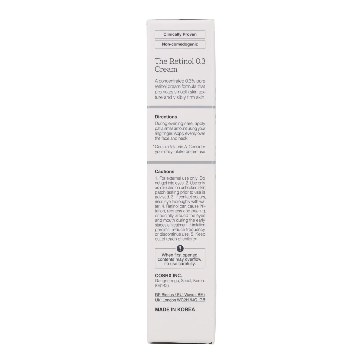 The Retinol 0.3 Cream Cosrx 20ml