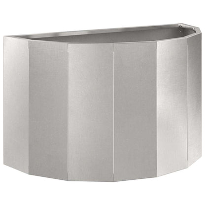 Jardinera Plateado 60 X 30 X 35 Cm Acero Inoxidable_0