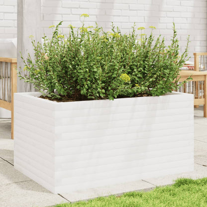 Jardinera De Madera Maciza De Pino Blanco 90x60x45,5 Cm_2