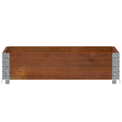 Jardinera De Madera Maciza De Pino Marrón 80x60 Cm_2