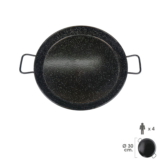 Paellera Valencciana esmaltada 4 personas 30 cm_0
