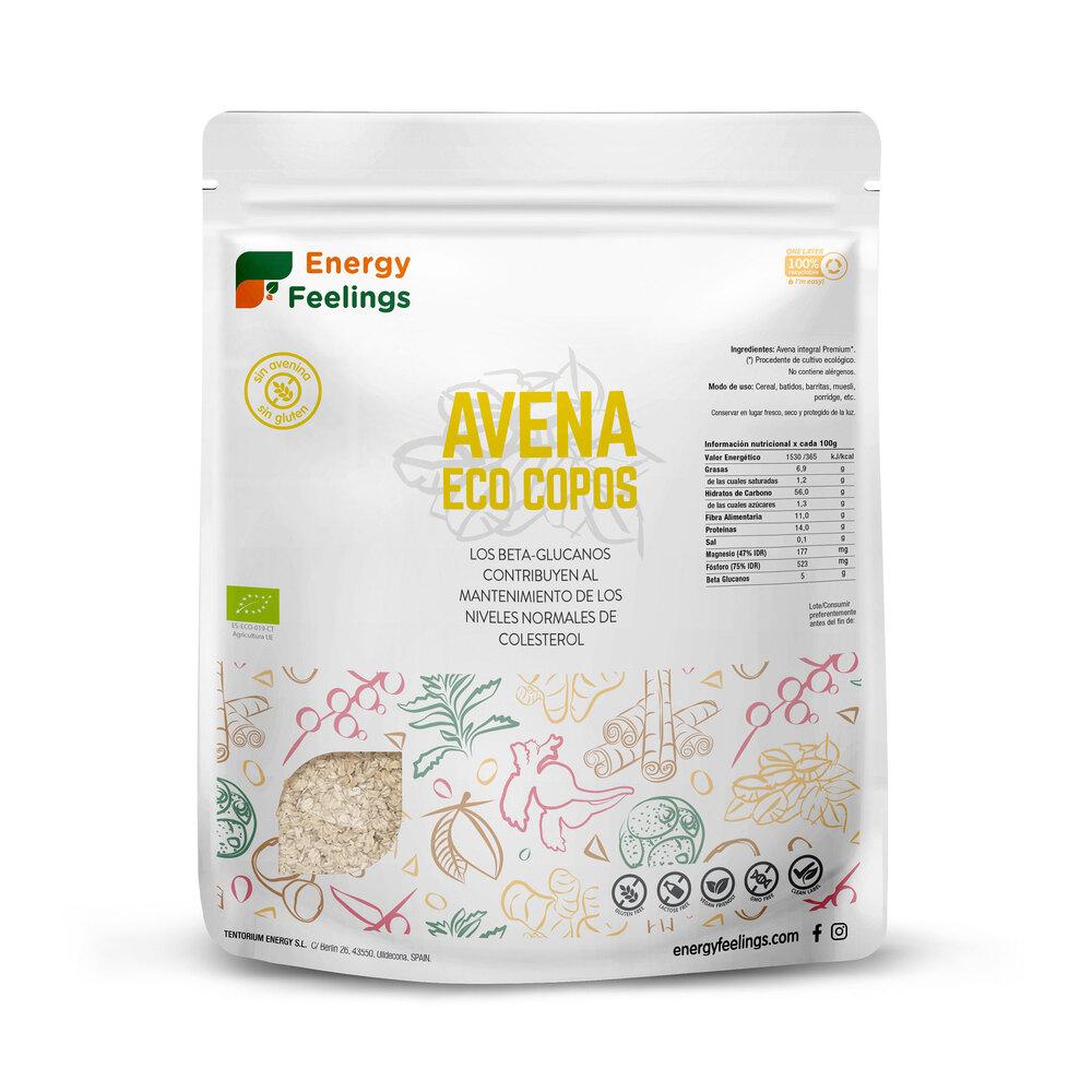 Copos de Avena ECO sin gluten Energy Feelings 1 kg