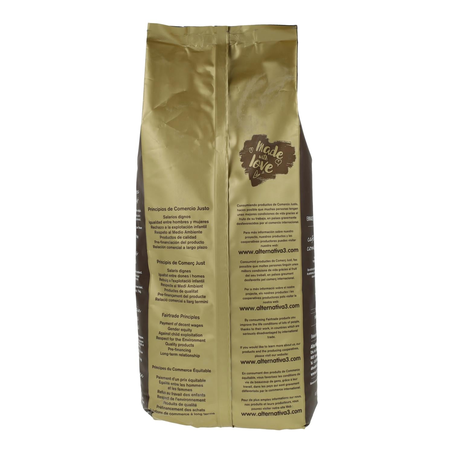 Café Biológico en grano Alternativa 1 Kg