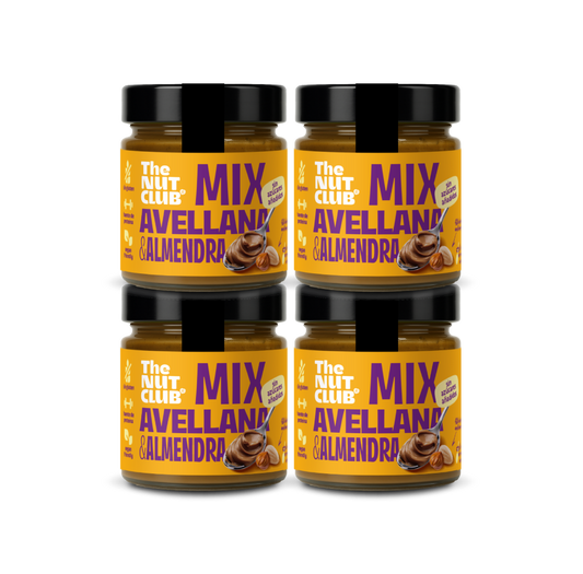 Pack crema de avellana y almendra nacional 4 uds The Nut Club 800g_0
