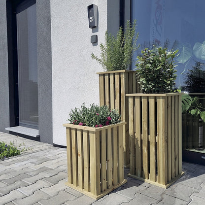 Jardinera Vertical Talia Planter 32,5x32,5x45 Cm Nortene_4