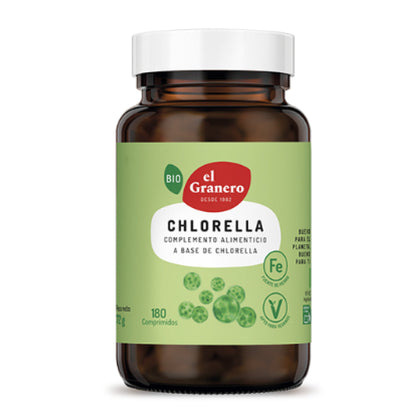 Chlorella Bio El Granero 400 mg 180 Cápsulas