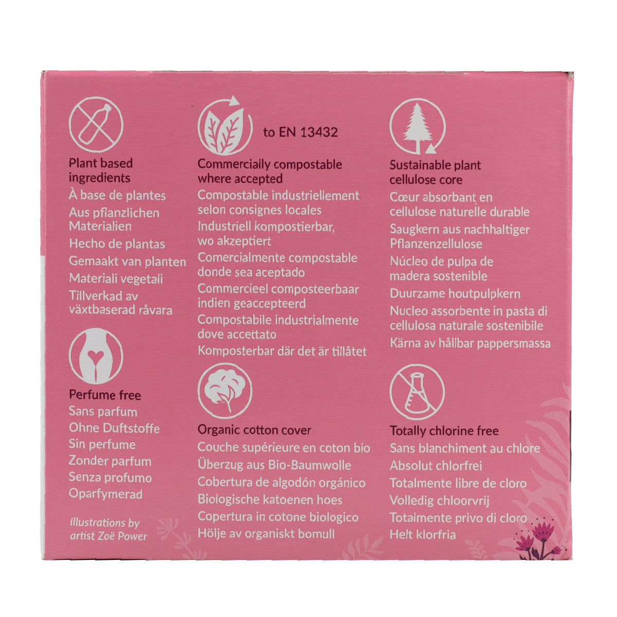 Compresa ultra extra normal con alas bio Natracare 12 Uds