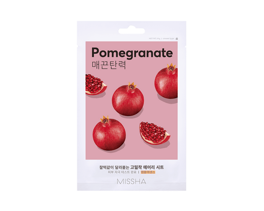 Missha Airy Fit Sheet Mask [pomegranate] (19g) - Mascarilla Granada_0