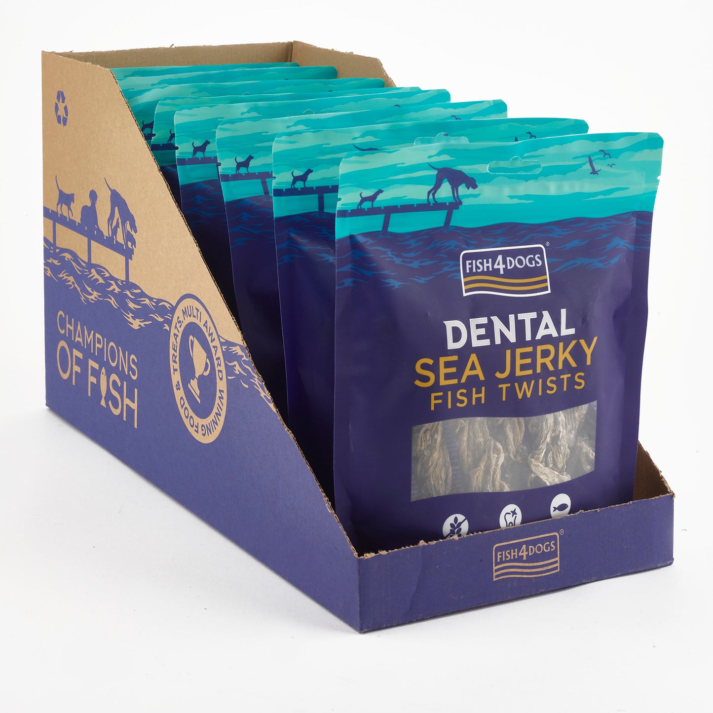 Fish4dogs Snack Dental Para Perro – Fish Twists 4x500g_3