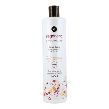 Gel de ducha Flor de Hibisco y Naranja Planeta Huerto 500 ml