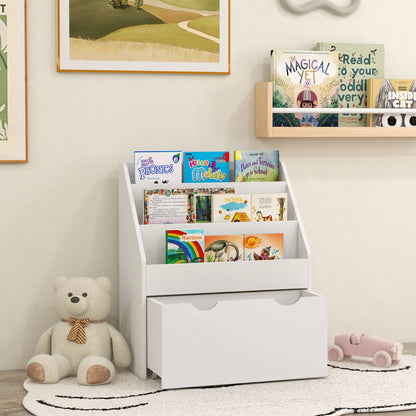 Estante De Brinquedos Aiyaplay Mdf Branco 62,5x30x70 Cm 311-075v80wt_1