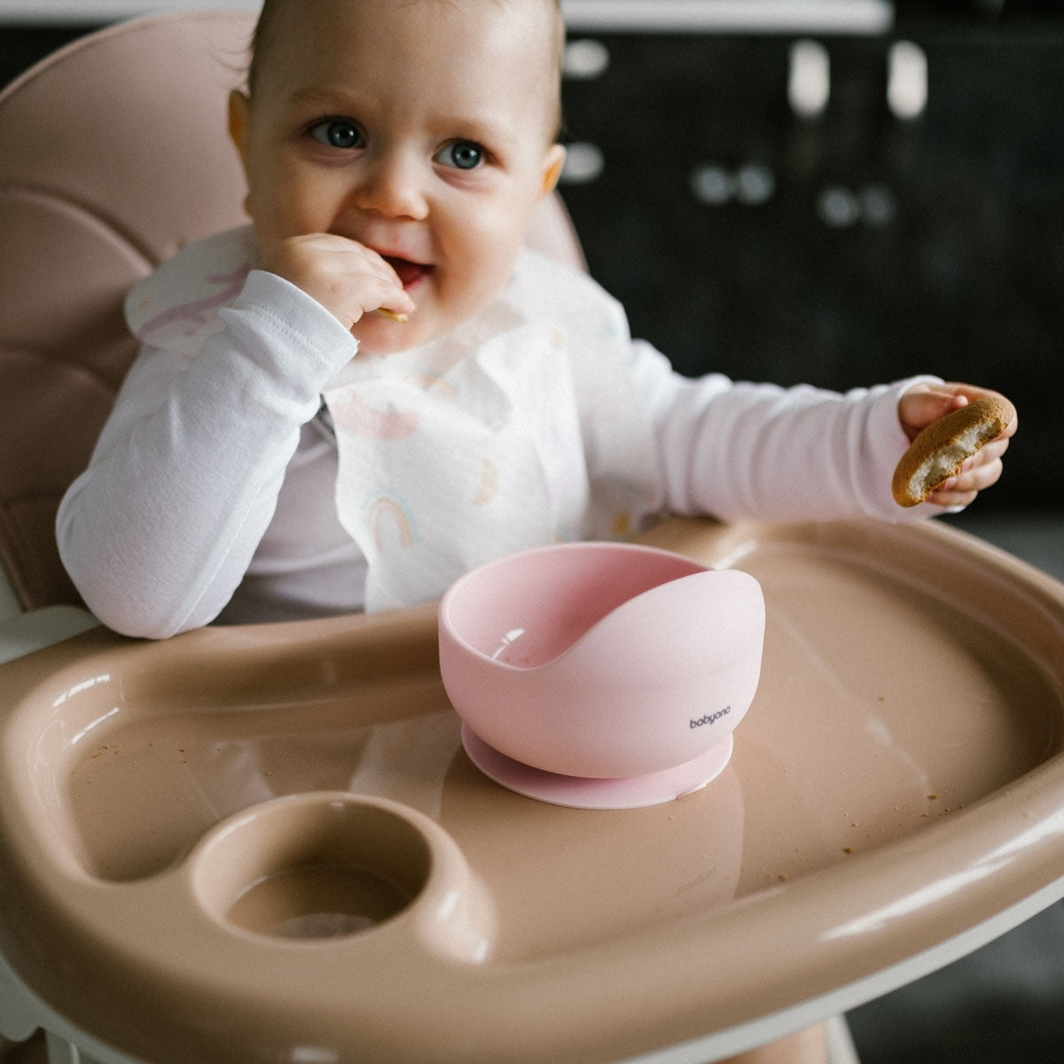 Bowl Silicona Con Ventosa Para Bebés Rosa_4