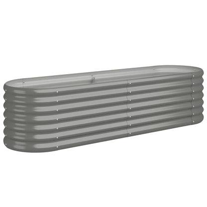 Jardinera De Acero Galvanizado Gris 152x40x36cm_0